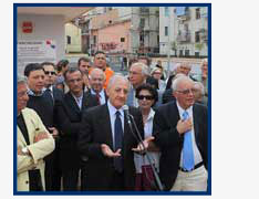 Inaugurazione parcheggio di via Flacco