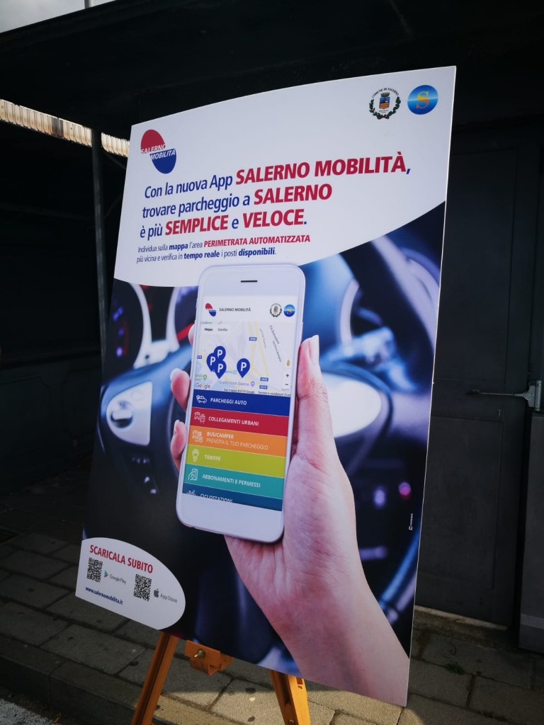 Presentata la nuova App Salerno Mobilità. Semplice, veloce e sempre aggiornata.